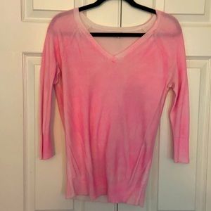 GAP pink long sleeve sweater